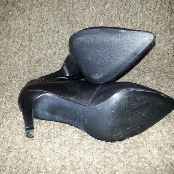 ASH-Booties/Boots-Black Leather-Lined Leather-Stilettos-SZ 37-6.5US-Excellent - Picture 7 of 7